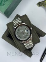 Rolex date just 41 Wimbledon watch for men