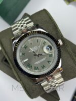Rolex date just 41 Wimbledon watch for men - Image 2