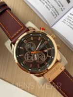 Curren 8380 leather watch for men… - Image 2