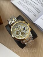 Olevs skeleton quartz men’s watch..